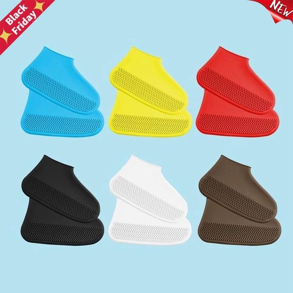 

boots waterproof shoe cover silicone material shoes protectors indoor outdoor rainy days reusable disposable covers