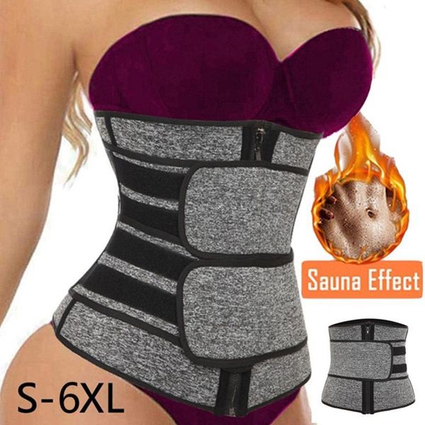 

women's shapers waist trainer body shaper slim belt for women tummy control modeling strap waste shapewear workout corset, Black;white