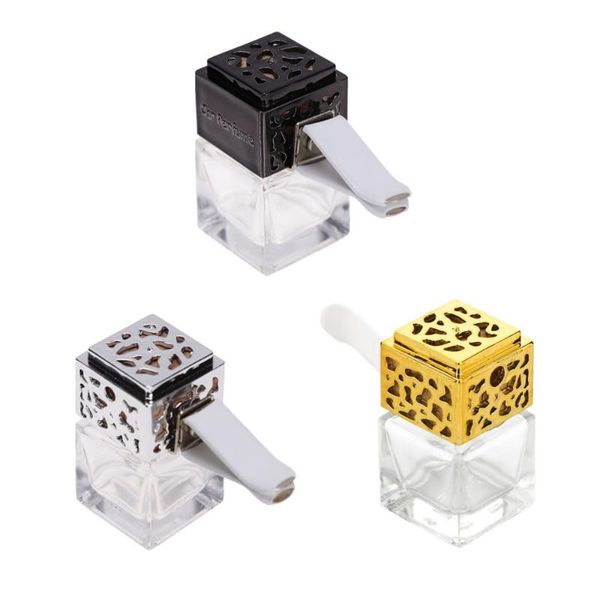 

storage bottles & jars 3pcs hollowed-out car perfume with clips air vent diffusers