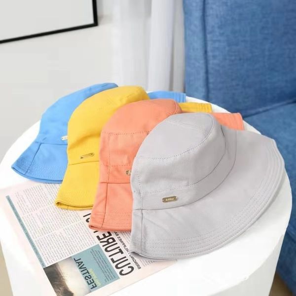 

sun hat spring outing sun shading short eaves general fisherman's combination z1801 round warp knitting versatile  fits all hat, Blue;gray