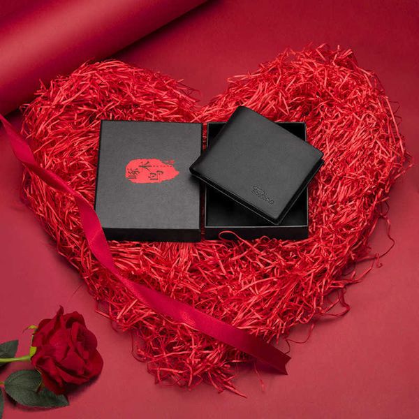 

woodpecker wallet men's leather short zipper cowhide ultra thin soft lettering, Black