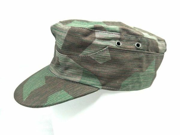 

tomwang2012. wwii german army elite summer splinter camouflage camo field cap collection military war reenactments outdoor hats, Black;white