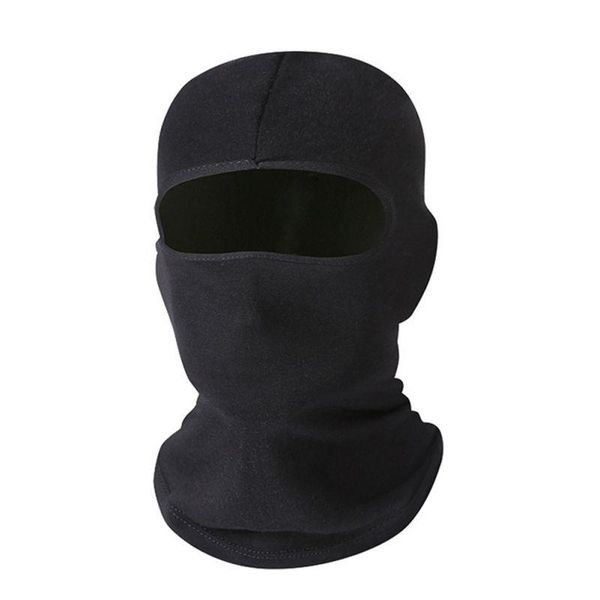 

shats full face mask outdoor cycling breathable warm windproof beanies casual elastic balaclava winter cap caps & masks, Black