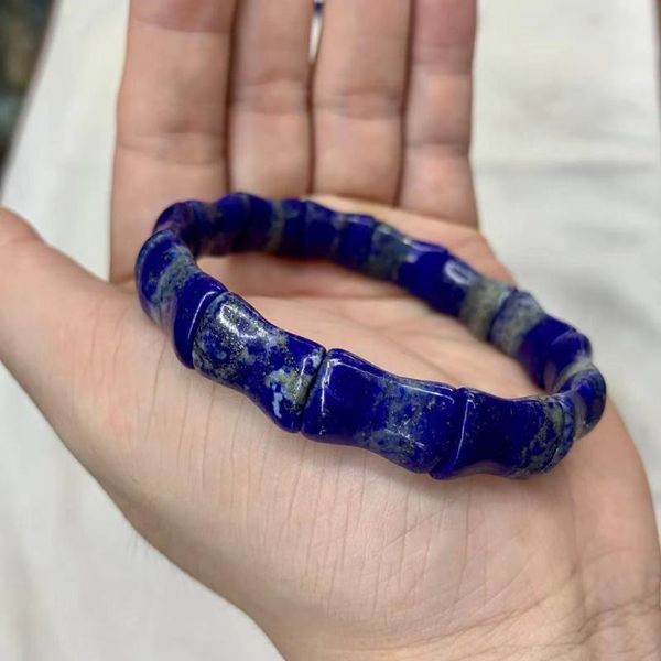 

beaded, strands natural lapis lazuli stone beads bracelet energy jewelry bangle for woman man wholesale, Black