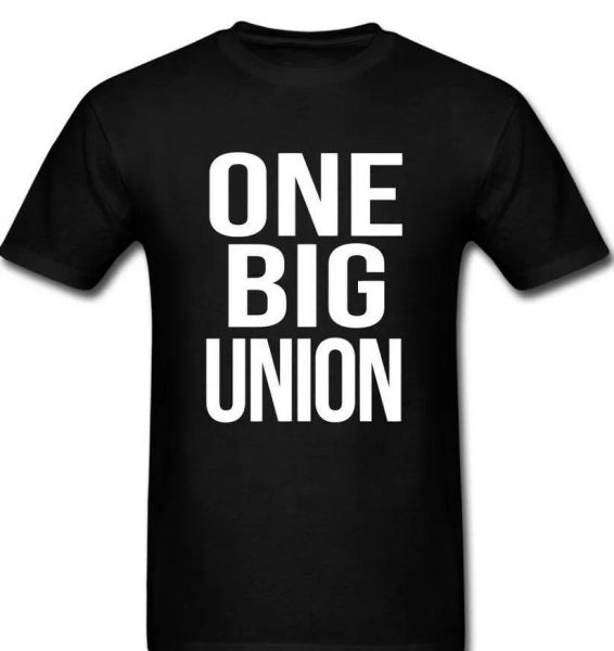 

industrial workers of the world one big union work iww t shirt tee, White;black