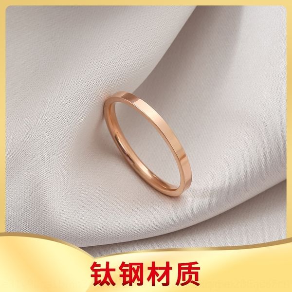 

EMZ2 korean version diamond inlaid titanium diamond steelsansheng iii stainless band rings steel ring, Silver