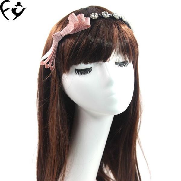 

hair clips & barrettes the trend hand bows headband, Golden;silver