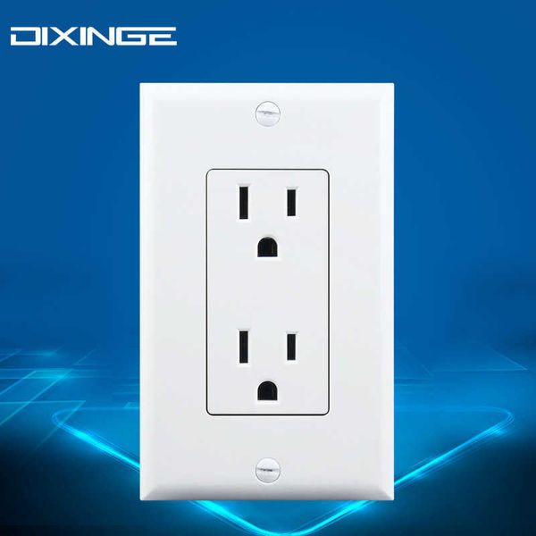 

2-digit 15a standard zhongzhou nema 5-15r duplex american standard wall power socket