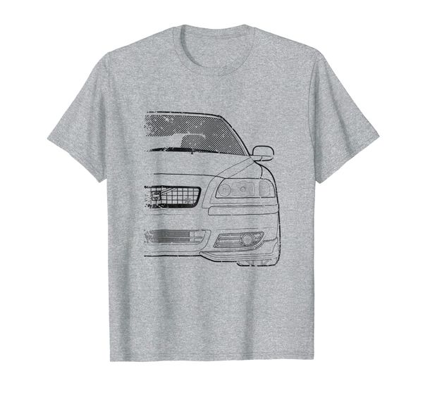 

classic racing s60-r turbo stealth tshirt, White;black