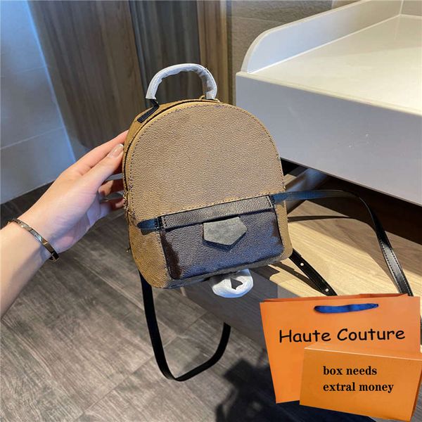 

women backpack color contrast letter printing bags casual style schoolbag luxurys mini backpack designer ladies girls fashion bag