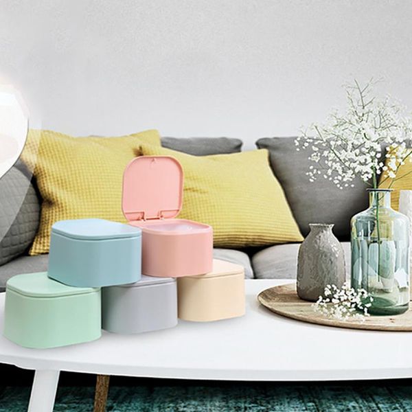 

waste bins mini desktrash can office counterbin dining table garbage container portable car home rubbish dustbins