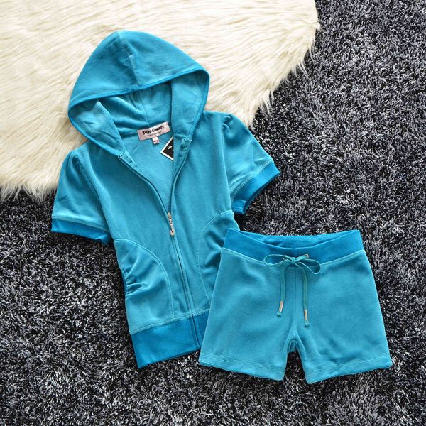 

senior women coutoure velvet tracksuit juicy track suit couture two piece pants sets plus size jackets pant suits fallthe female, Gray