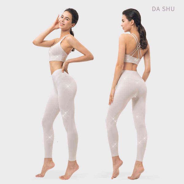 

women's pants capris sier sprinkling sports suit women's shockproof gathering running fitns bra tights two-piece training yoga sui, Black;white