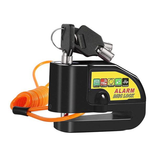 

theft protection disc brake lock motorcycle alarm durable wheel safety anti-theft