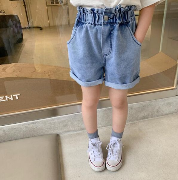 

arrival girls boys denim shorts summer fashion kids 2-7 years cy413, Black