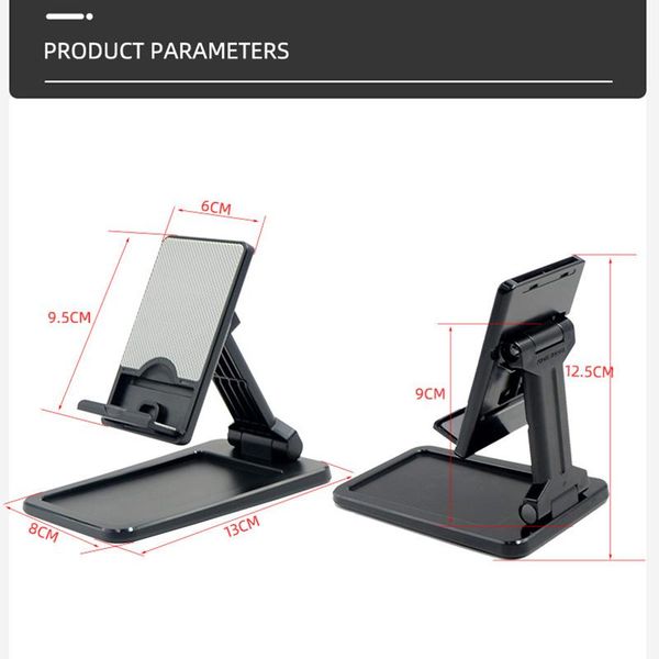 

universal mobile phone tablet deskholder folding lazy adjustable plastic stand portable weblive support cell mounts & holders