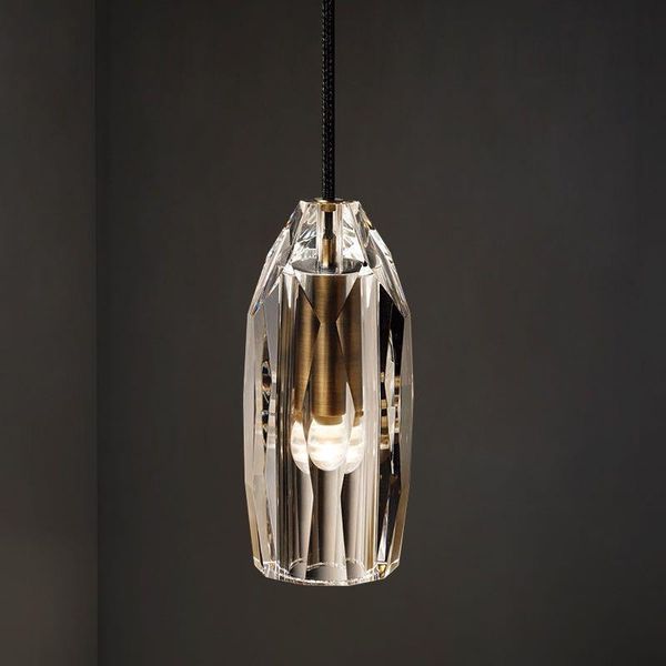 

pendant lamps art fan post morden light luxury simple crystal ceiling original living room bar bed night stand decorate