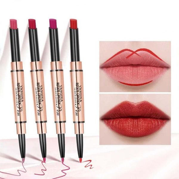 

1.7g lip liner pen double head nourishing lips matte texture waterproof multifunctional stick for female pencils