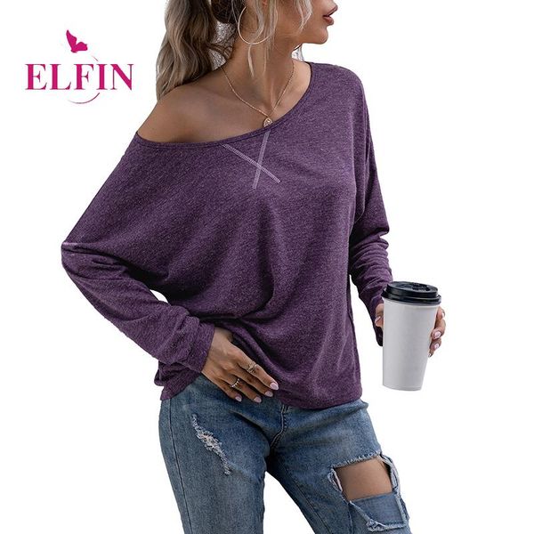 

women's t-shirt women clothing casual loose solid long sleeve plus size ladies autumn winter bottoming tee shirt 2021 sj7098r, White