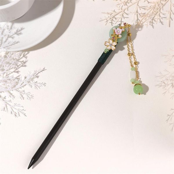 

hair clips & barrettes ancient wooden flowers decorated with wild simple hairpin, Golden;silver