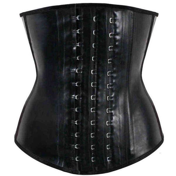 

luxury women's shapers 8034 court corset prs button steel bone rubber body shaping garment rubbercorset, Black;white