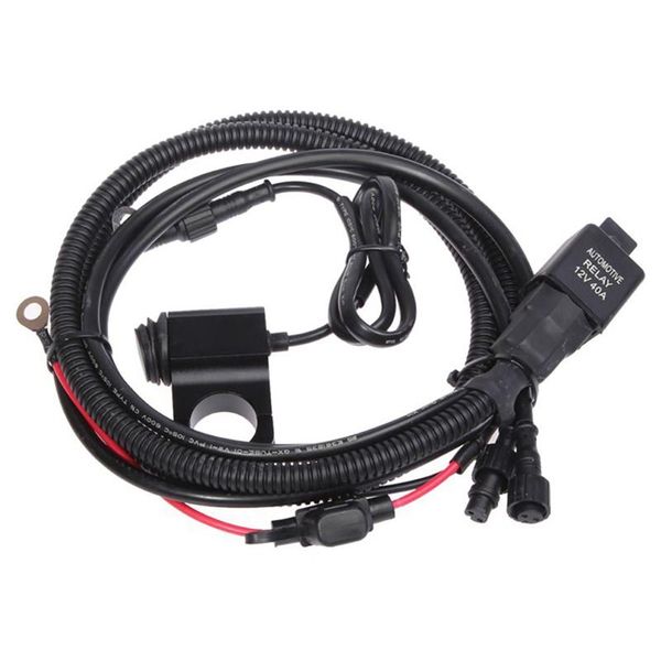 

care products 40a relay switch control line group waterproof for handlebar work light spotlight motorcycle headlight