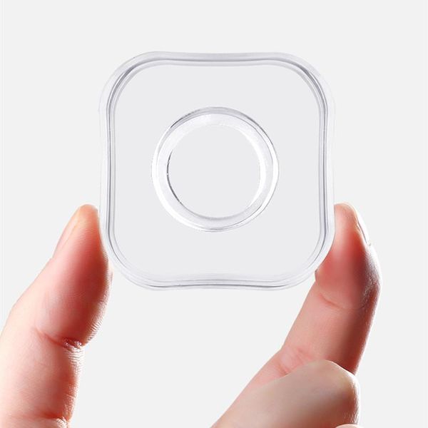 

universal magic nano stickers traceless paste multi-functional rubber pad wall for kitchen car phone holder cell mounts & holders