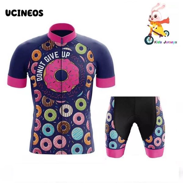 

racing sets children cycling jerseys set breathable mtb bike jersey for kid ropa ciclismo summer t-shirt girls boys bicycle sports uniform, Black;blue