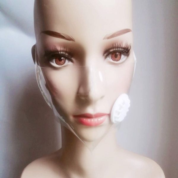 

stereo tpu lip mask transparent mask neutral friendly