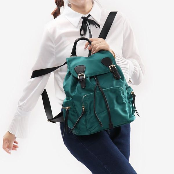 

backpack women 2021 schoolbag drawstring oxford multi-function travel female bag