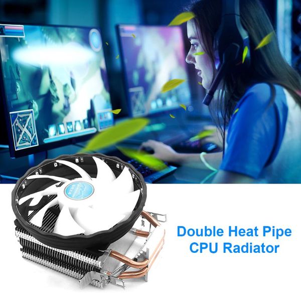 

fans & coolings rgb cpu air cooler polar iceflow v200 2 heatpipes 120mm fan for amd am3+ am3 am2+ am2 fm2 fm1 lga 775 1366 etc socket