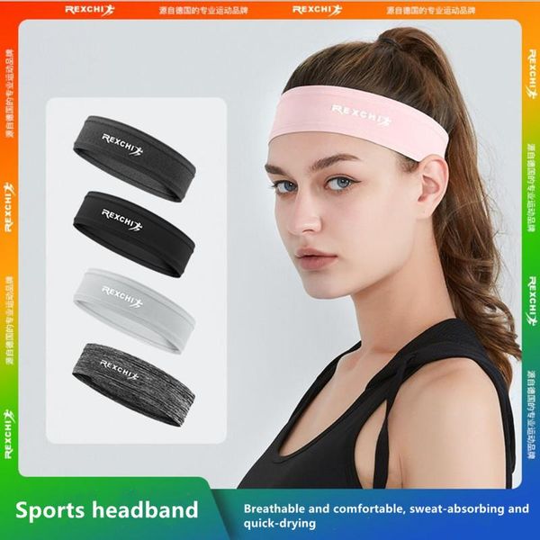 

sweatband ice silk sports headband outdoor running basketball yoga sweat-absorbent quick-drying non-slip breathable sweat guide, Yellow;black