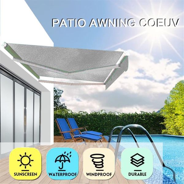 

shade 2*1.5 210d anti-uv waterproof silver coated oxford polyester fabric sunshade anti-ultraviolet cloth