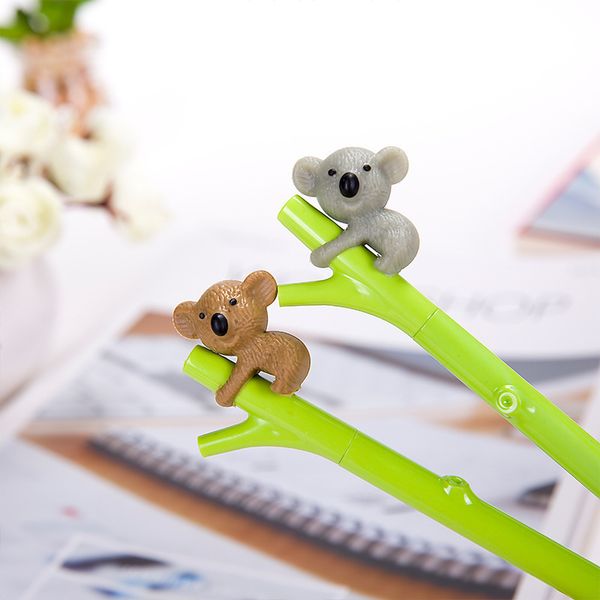 

korean 0831 creative stationery cute cartoon animal neutral pen 0.5mm black student suppli
