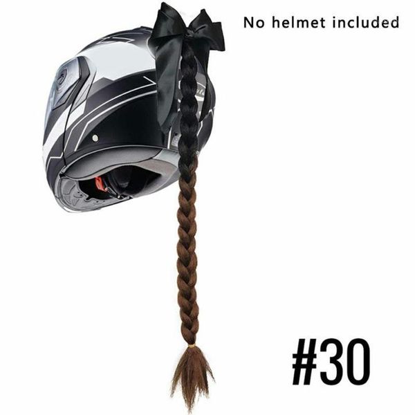 

hand-woven helmet braids fiber big dirty fashion color-changing locomotive thick1