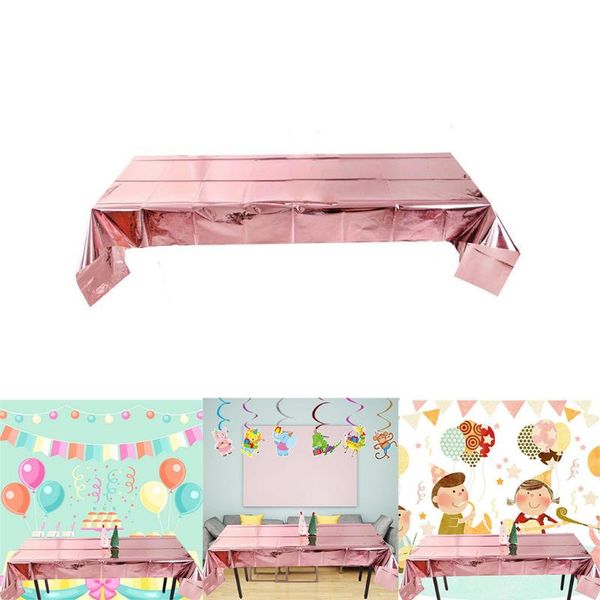 

table cloth leaveable rose gold tablecloth christmas party decoration foil toalha de mesa nappe decoracao para casa manteles