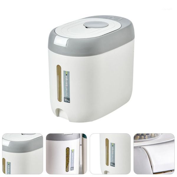 

storage bottles & jars 1pc moisture-proof rice box airtight bin flour container