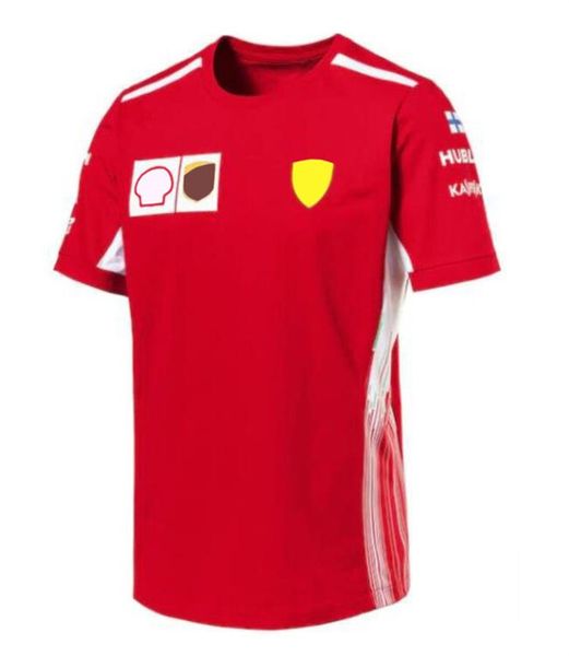 

2021 new f1 formula one team t-shirt short sleeve round neck polo shirt formula racing suit workwear customized same style