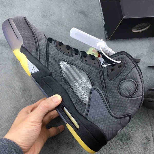 

ow basketball shoes 5s grey black mens jumpman 5 fashion sneakers60re
