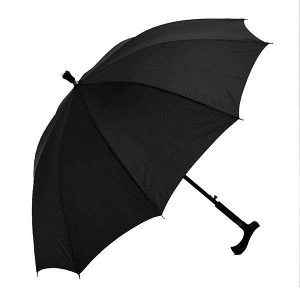 

umbrellas 2-in-1 climbing hiking walking stick function umbrella windproof anti-uv rain sun