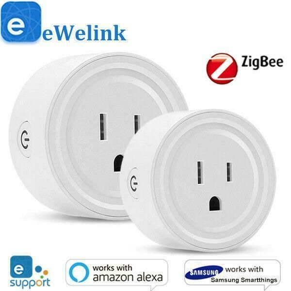 

smart power plugs ewelink zigbee plug wifi socket mini switch for alexa