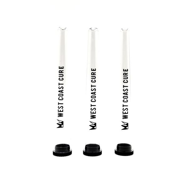 

one gram west coast cure preroll tubes plastic packing bottles cured joints mylar bags 1 joint with stickers