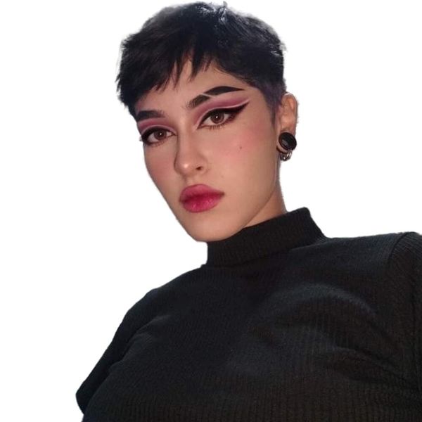 

glueless short pixie cut human hair wigs straight remy brazilian hair for black women full machine made no lace front bob wig, Black;brown