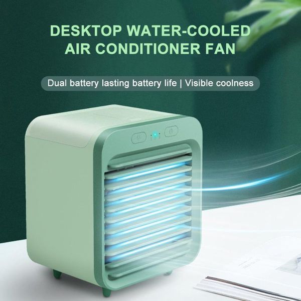 

air cooler fan mini deskconditioner with night light usb water cooling humidifier purifier multifunction summer other home decor