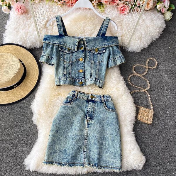 

fashion women's clothing skirts womens two-piece suit, Black