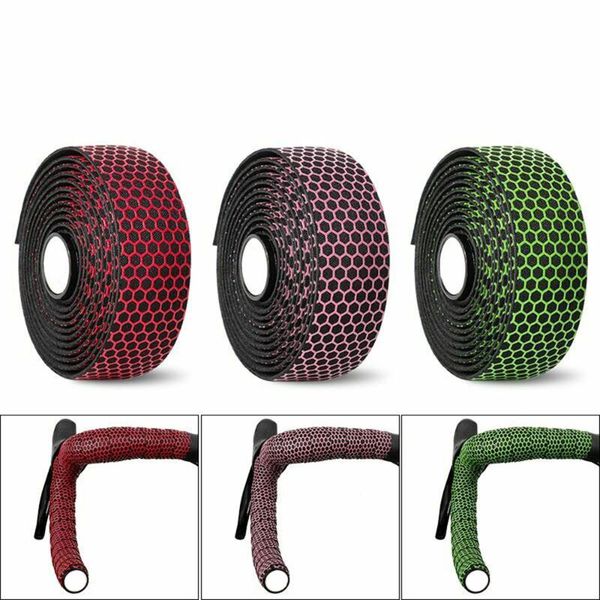 

bike handlebars &components mtb pu fabric handlebar tape road bicycle anti-slip silica gel eva handle bar absorption wrap cycling acce