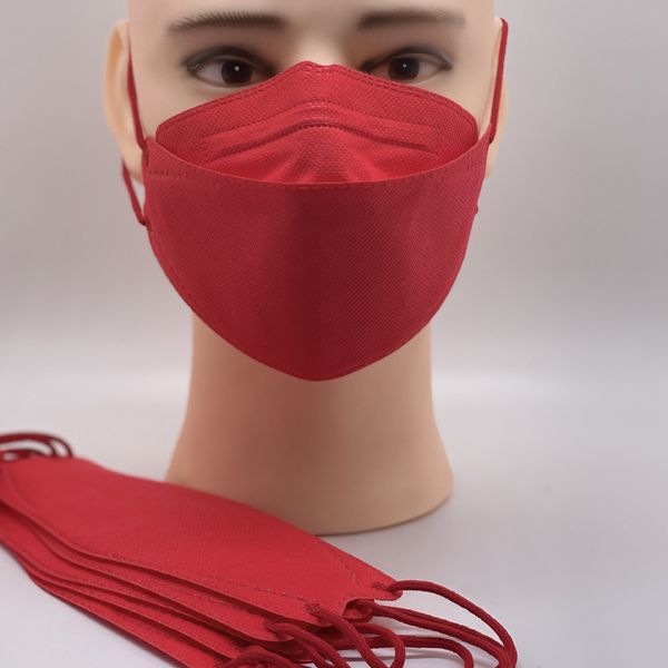 

mask color korean willow leaf fish shape summer four layer disposable