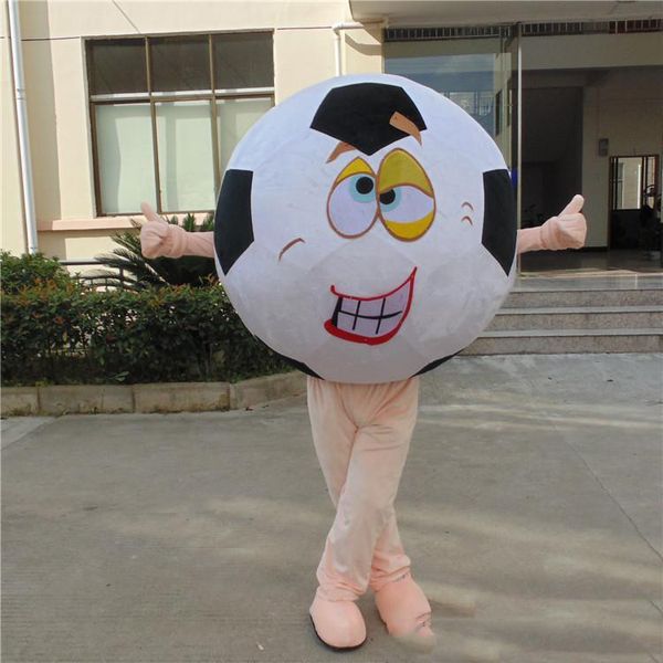 Performance Football Mascot Costume Halloween Fancy Party Dress Dress Club Sport Cartoon Character Suit de carnaval unissex adultos roupas