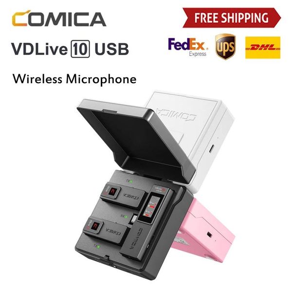 

microphones comica vdlive10 2.4g wireless multifunctional usb microphone short video live conference