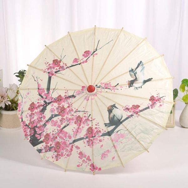 

home decoration accessories chinese silk cloth umbrella classical style decorative oil paper objects & figurines